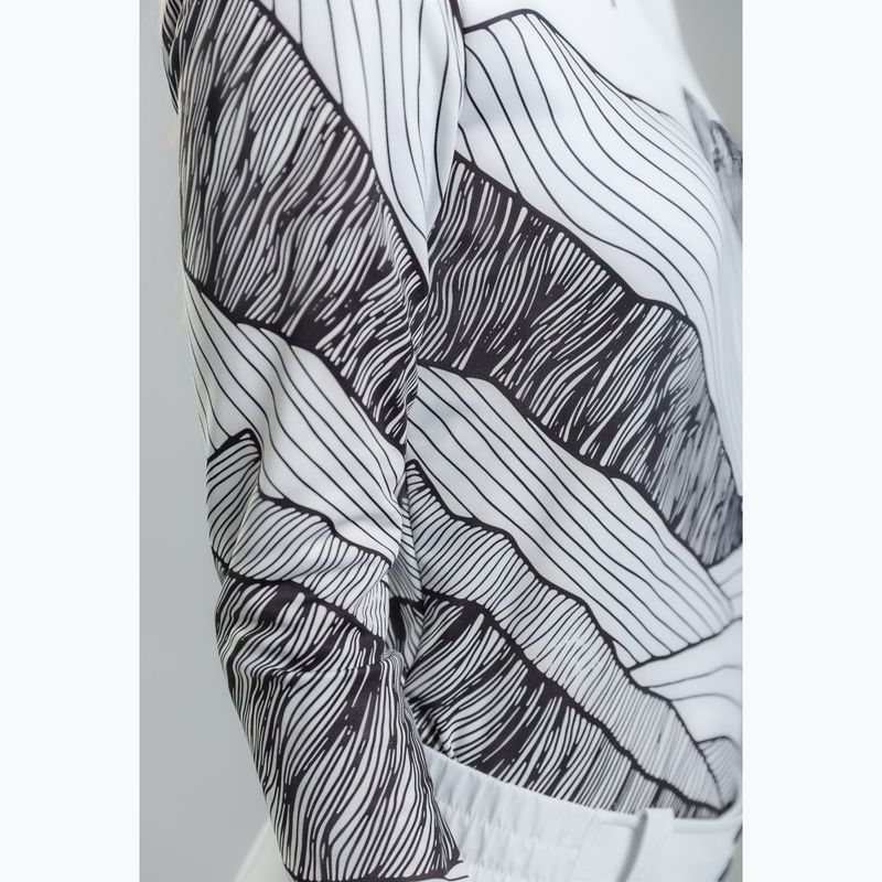 Damen-Sweatshirt DOTOUT Peaks print outline col/black beauty 7