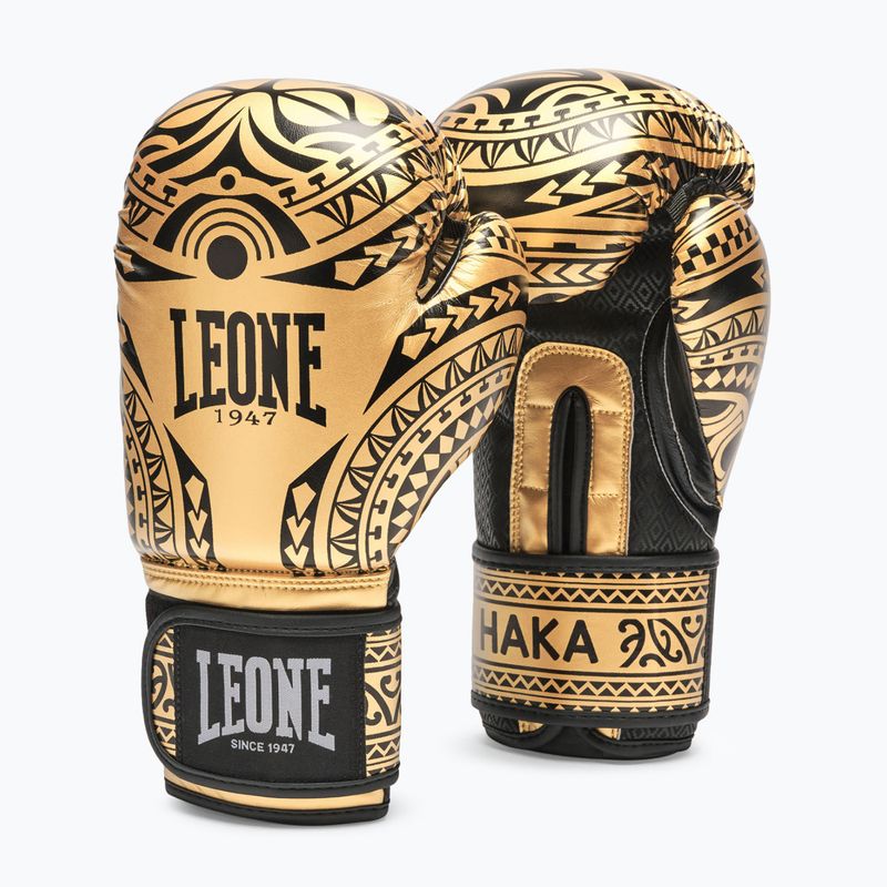 Boxhandschuhe LEONE 1947 Haka gold/golden 2