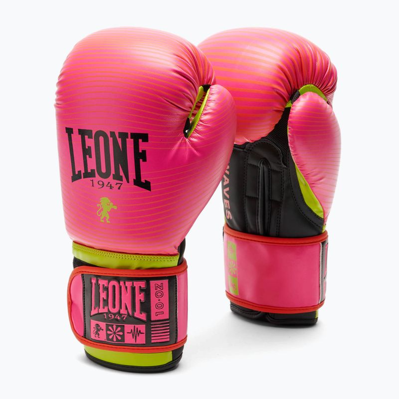 Boxhandschuhe LEONE 1947 Waves rosa 2