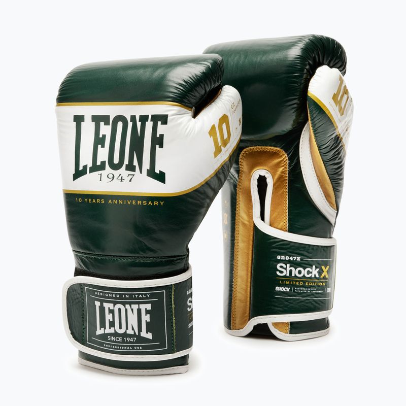 Boxhandschuhe LEONE 1947 Shock X green 2