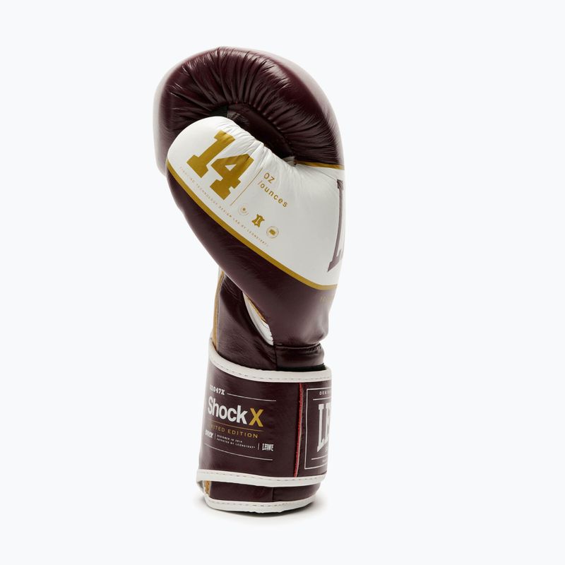 Boxhandschuhe LEONE 1947 Shock X burgundy 5