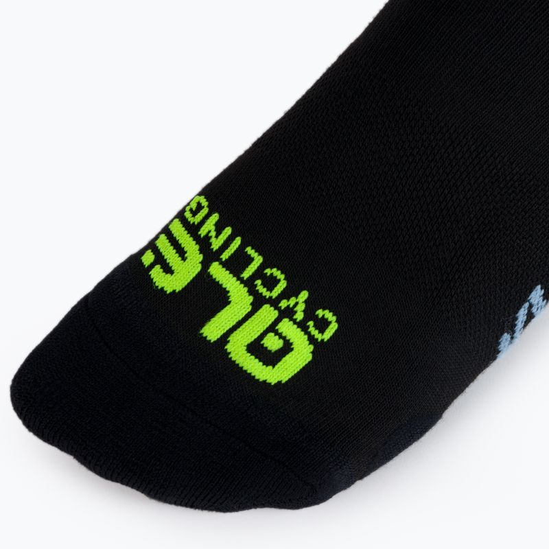 Alé Team Klimatik Radsocken schwarz und gelb L09140118 3