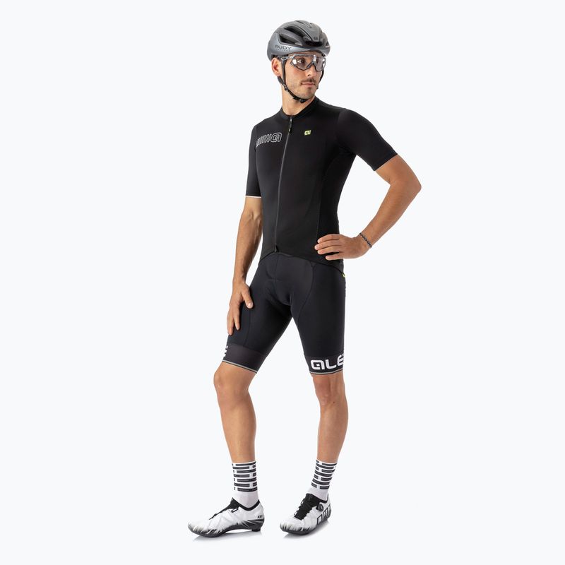 Herren Alé Color Block Fahrradtrikot schwarz L14240119 2
