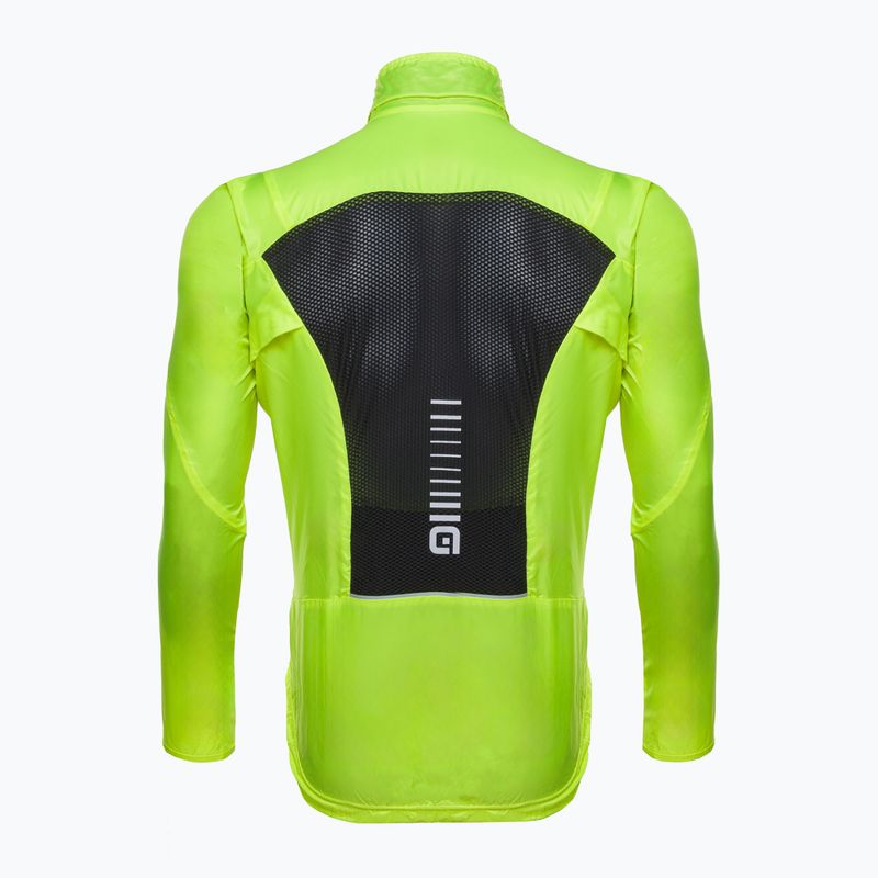 Herren Alé Giubbino Licht Pack Radfahren Jacke gelb L15046019 4