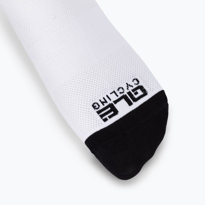 Alé Team weiße Fahrradsocken L14740017 3