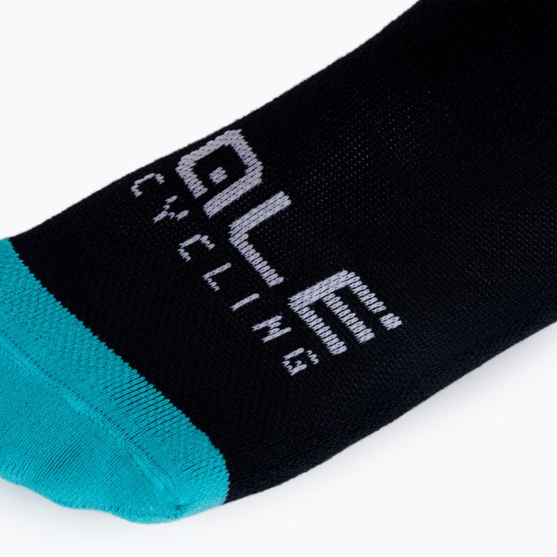 Herren Alé Thermo Primaloft Fahrradsocken schwarz/blau L20066467 3
