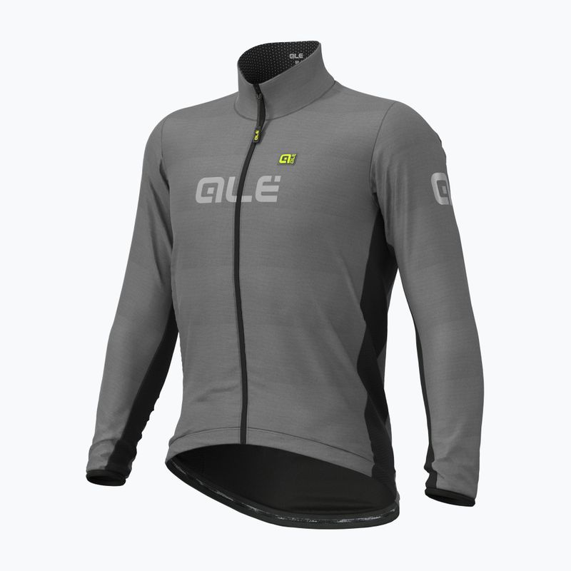 Herren Radjacke Alé Schwarz Reflektierend Grau L20037401 5