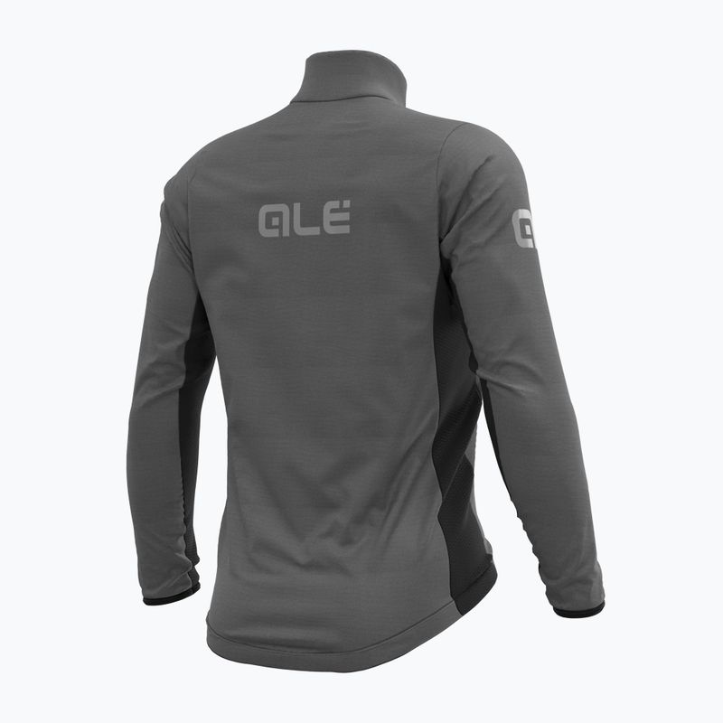 Herren Radjacke Alé Schwarz Reflektierend Grau L20037401 6