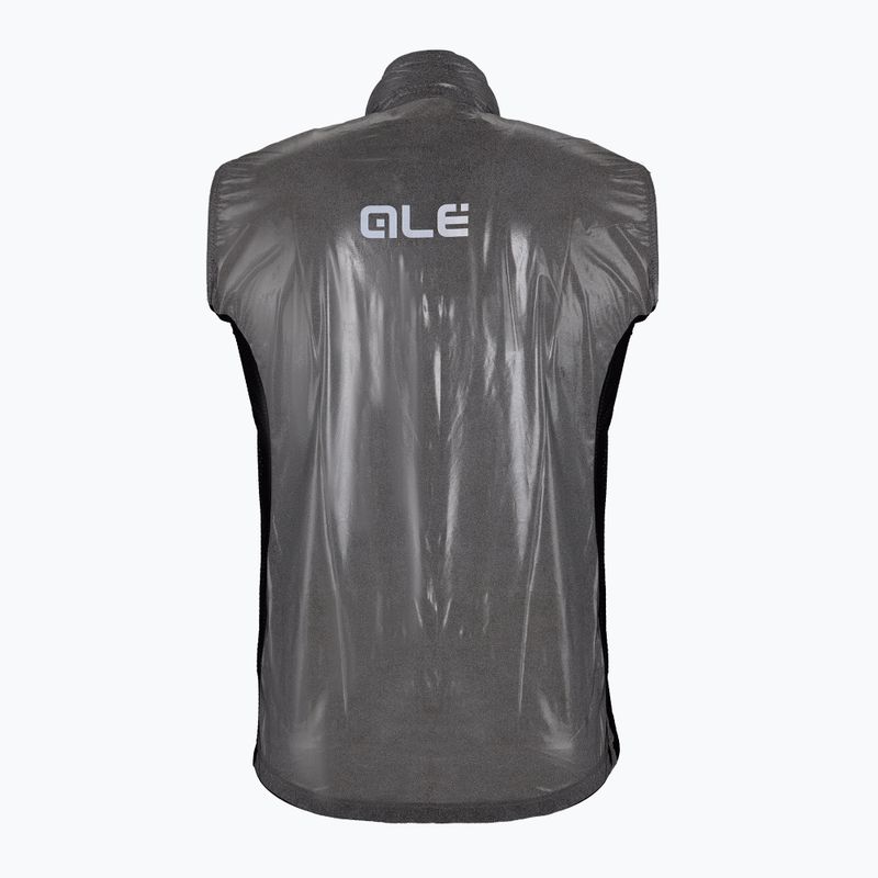 Herren Radweste Alè Schwarz Reflektierend Grau L20038401 7