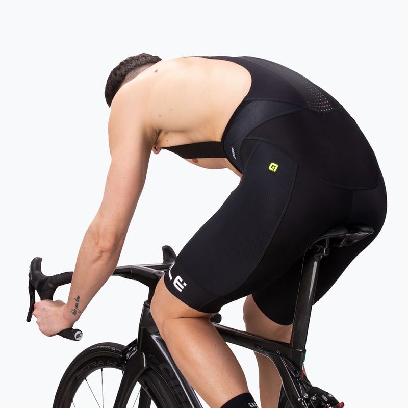 Herren ALÉ Agonista Plus Bibshort Radlerhose schwarz und weiß L20150467 2
