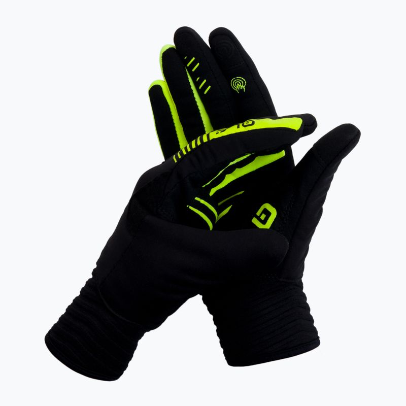 Herren Alé Windprotection Fahrradhandschuhe schwarz L21047540