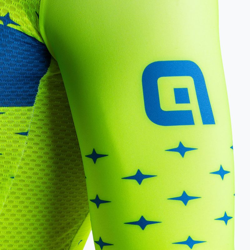 Herren Alé Stars Radtrikot gelb und blau L21091460 4