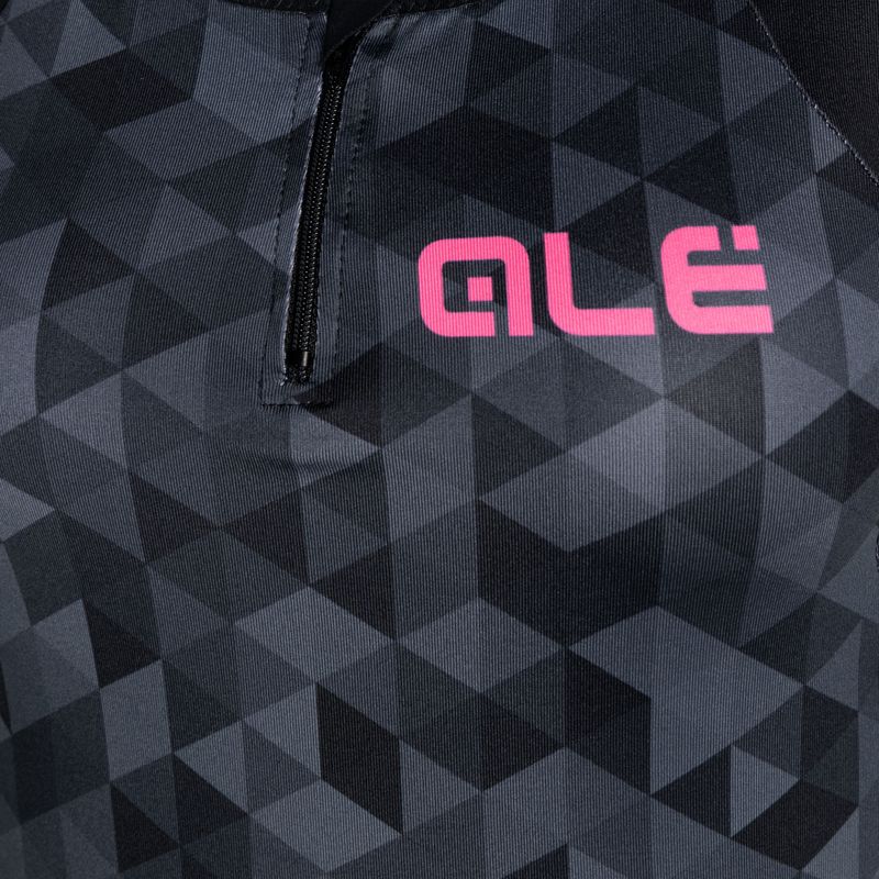 Damen Fahrradtrikot Alé Triangles grau/schwarz L21112401 8
