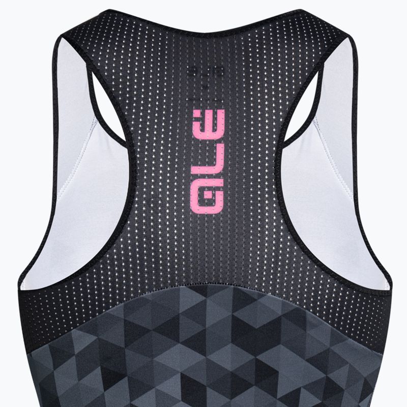 Damen Fahrradtrikot Alé Triangles grau/schwarz L21112401 9