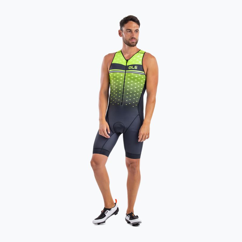 Herren-Triathlonanzug Alé Stars gelb-grau L21116460
