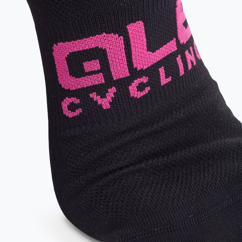 Alé Scanner Fahrradsocken schwarz/rosa L21181543 7