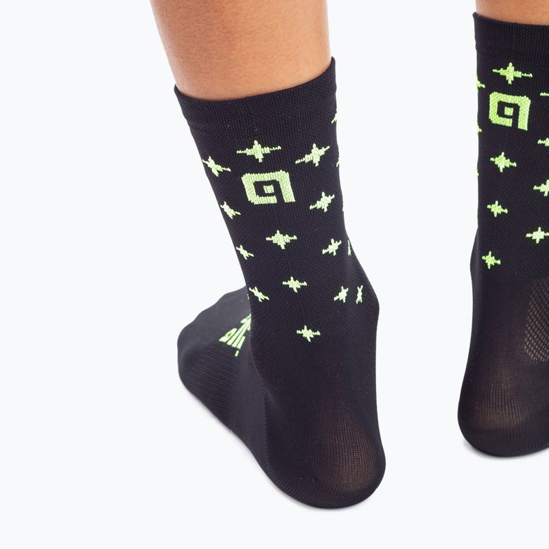 Alé Stars Radsocken schwarz und gelb L21183460 5