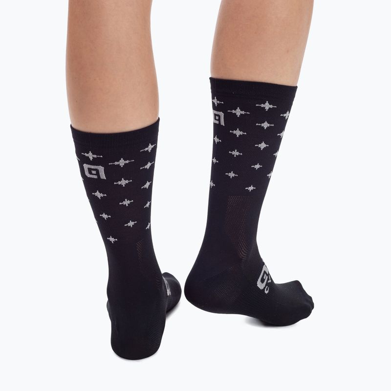 Alé Stars Fahrradsocken schwarz L21183584 5