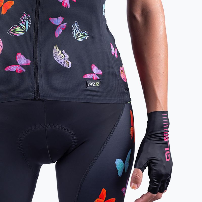 Damen Radtrikot Alé Maglia Donna MC Butterfly schwarz L21169401 7