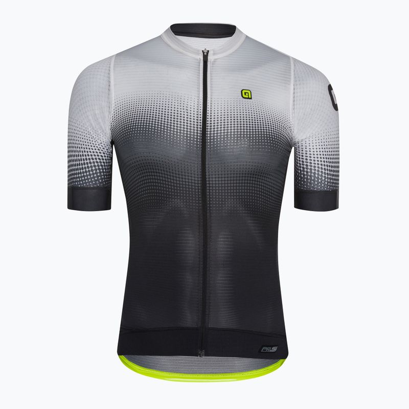 Herren Alé Gradient Radtrikot schwarz und weiß L22144400