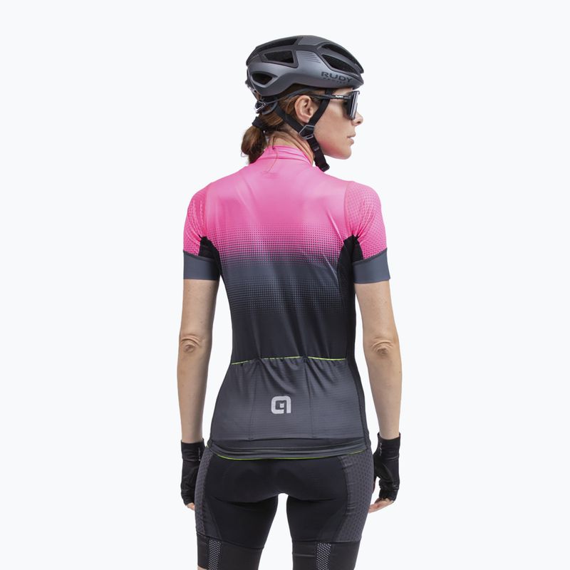 Damen Radtrikot Alé Gradient schwarz/rosa L22175543 4