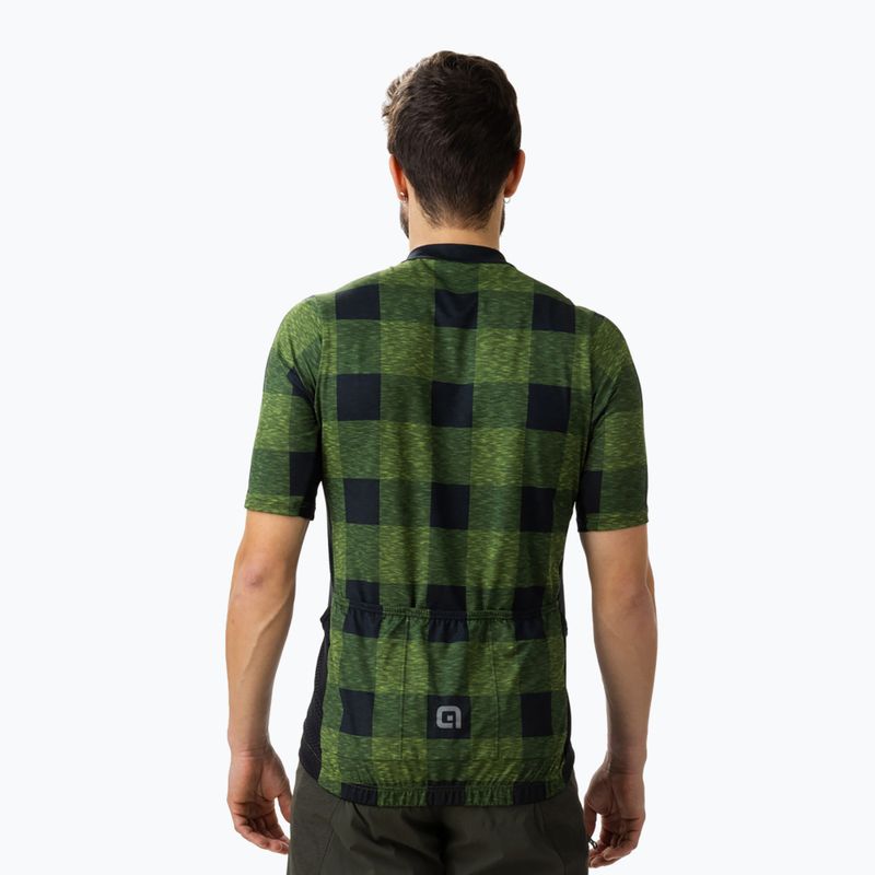 Herren Alé Schottisch grünes Radtrikot L22133462 2