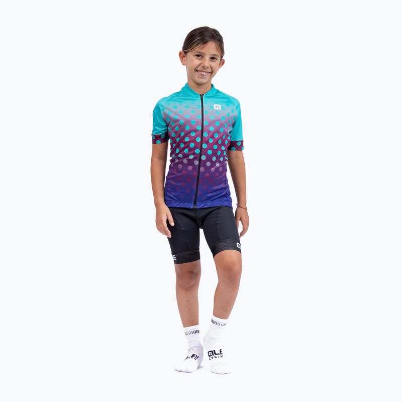 Kinder-Radfahren Trikot Alé Maglia MC Bubble blau L22227462 5