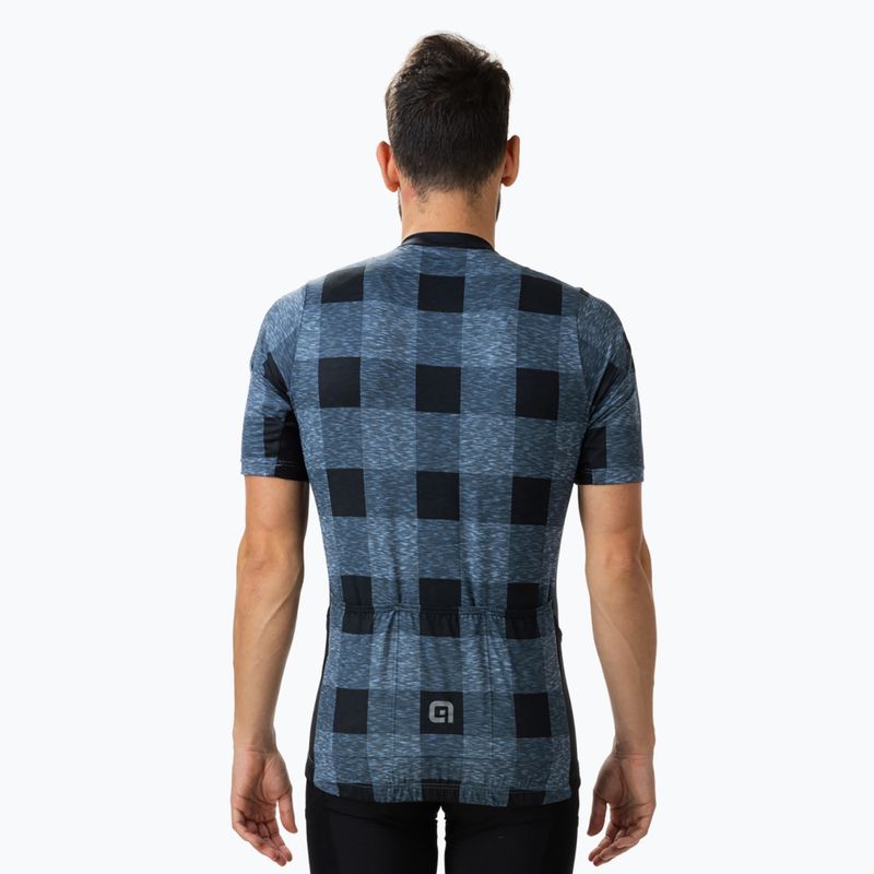 Herren Alé Schottisch blau Radtrikot L22133402 2