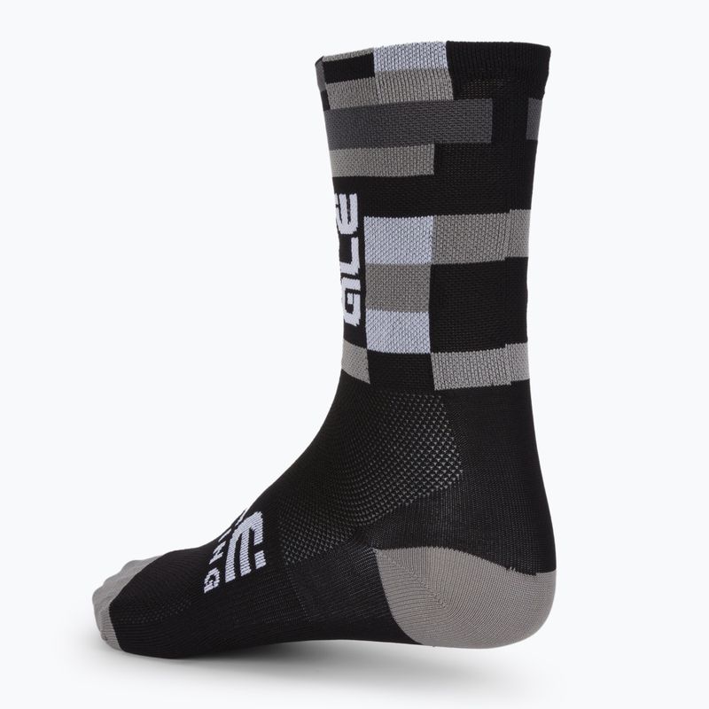 Alé Match Fahrradsocken schwarz L22218401 2