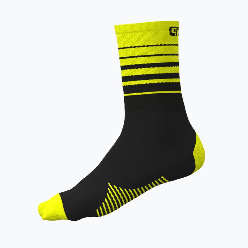 Alé One Fahrradsocken schwarz und gelb L22217460 5