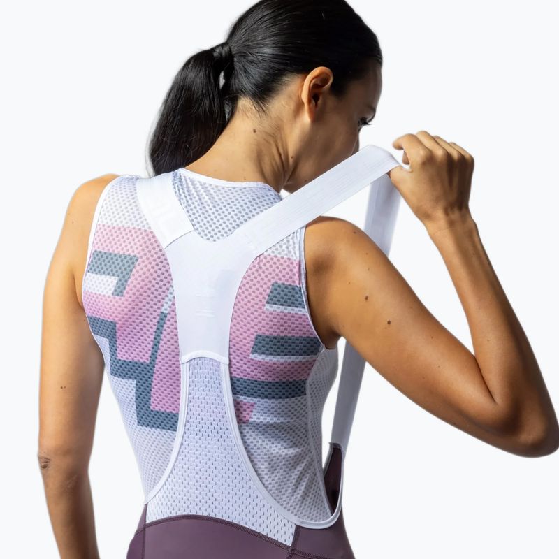 Radlershorts Damen Alé Magic Colour Bibshorts bordeaux 4