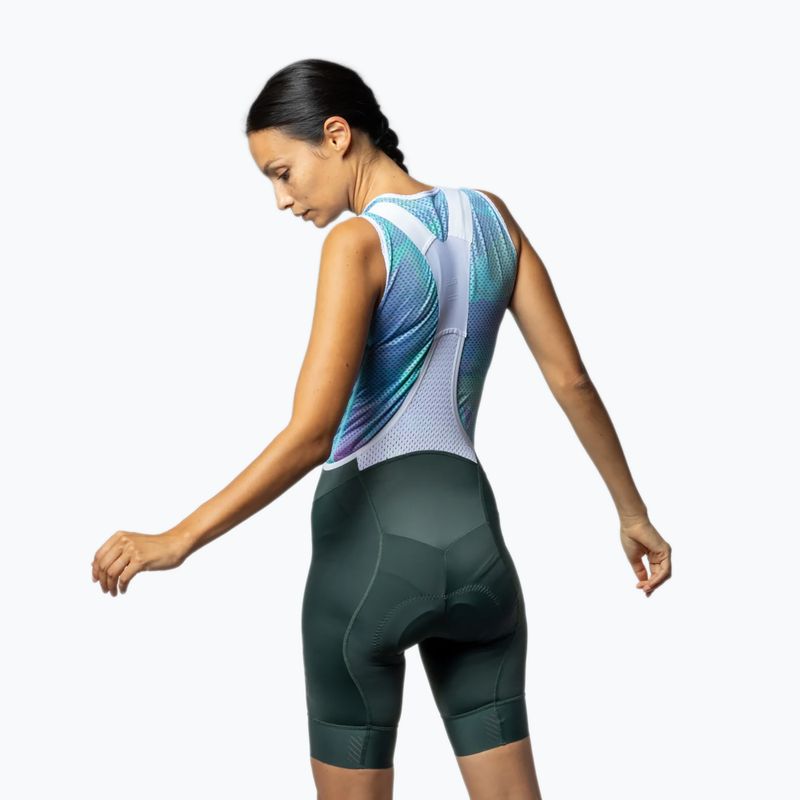 Damen-Radshorts Alé Magic Colour Bibshorts forest green 2