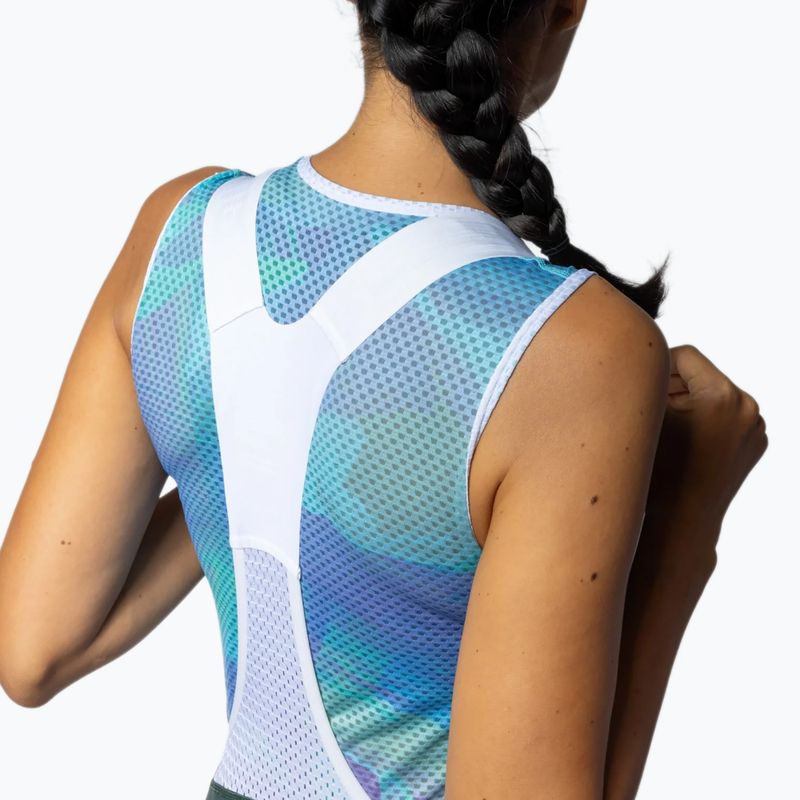 Radlershorts Damen Alé Magic Colour Bibshorts forest green 4