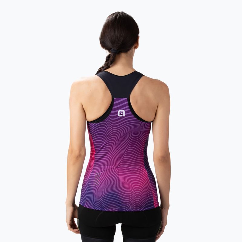 Radtrikot Damen Alé Onda Tank Top violett L23117494 2