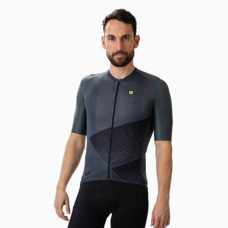 Radtrikot Herren Alé Web schwarz L239141 2