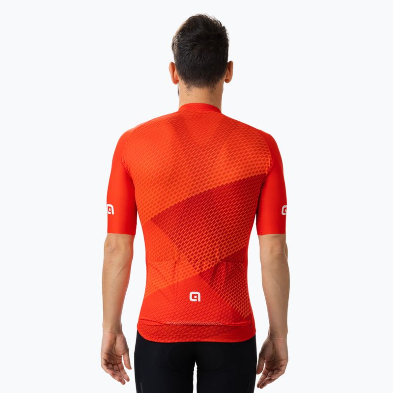Radtrikot Herren Alé Web rot L239145 3