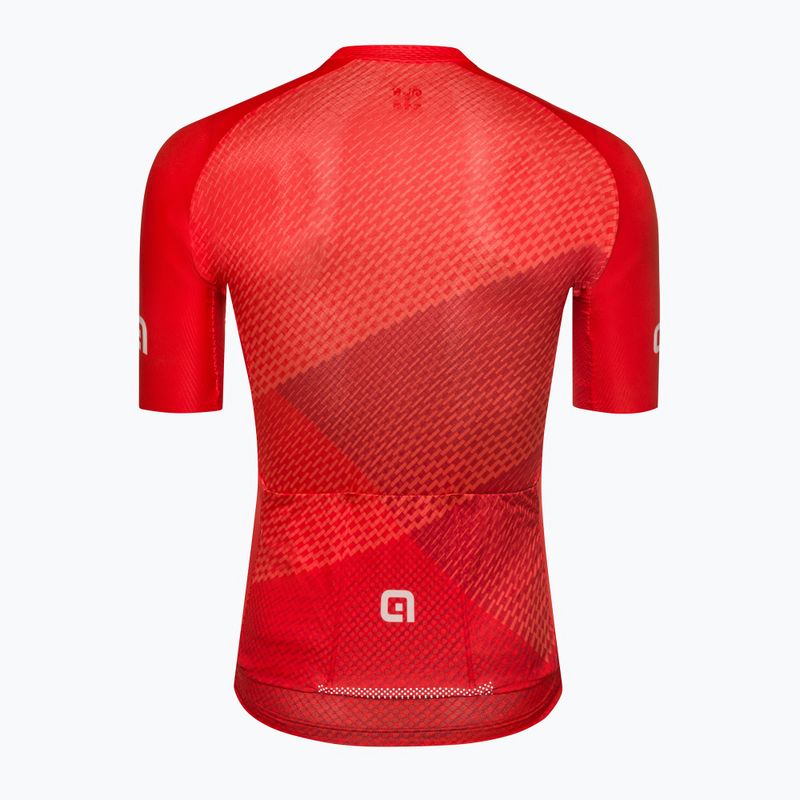 Radtrikot Herren Alé Web rot L239145 7