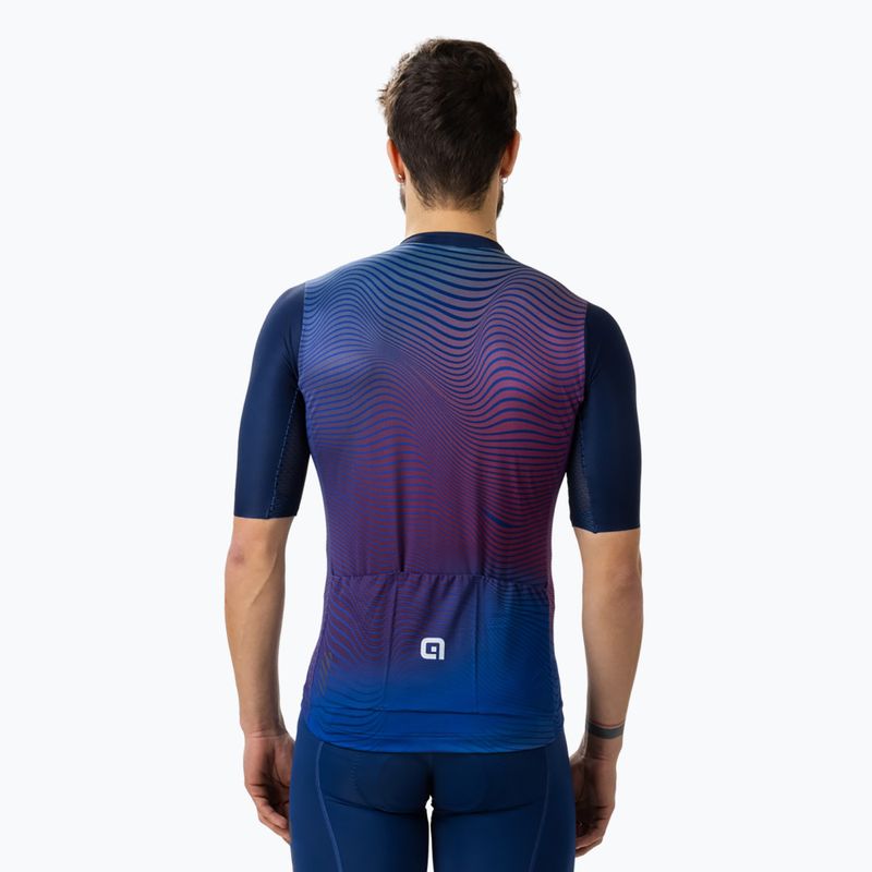 Herren Radtrikot Alé Onda navy blau 2