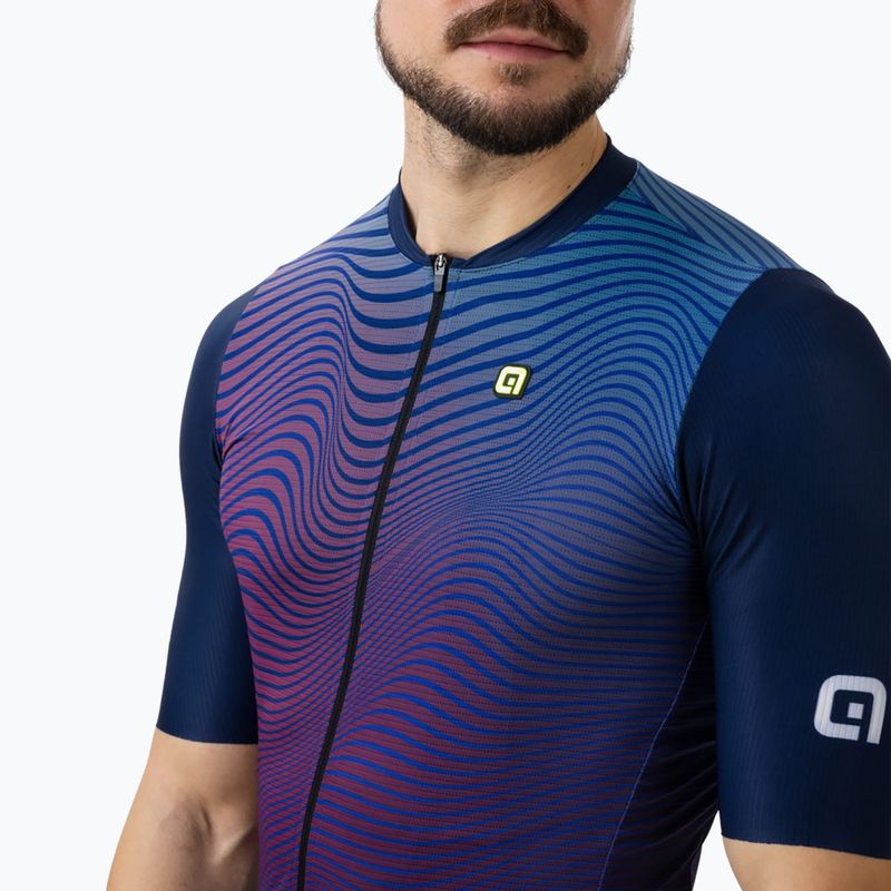 Herren Radtrikot Alé Onda navy blau 3
