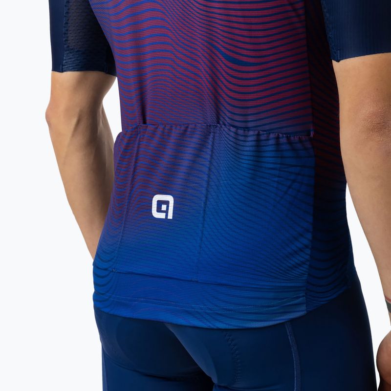 Herren Radtrikot Alé Onda navy blau 5