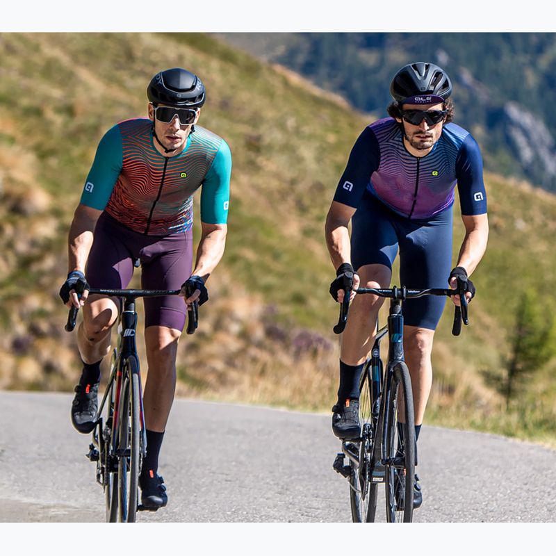 Herren Radtrikot Alé Onda navy blau 6