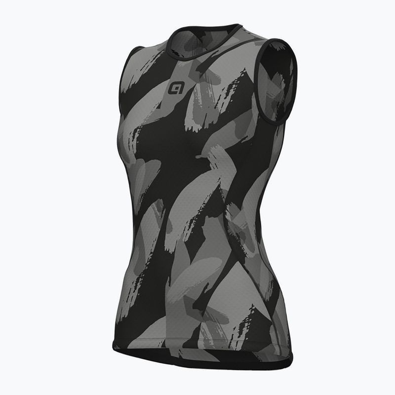 Damen Radfahren Sweatshirt Alé Brush schwarz