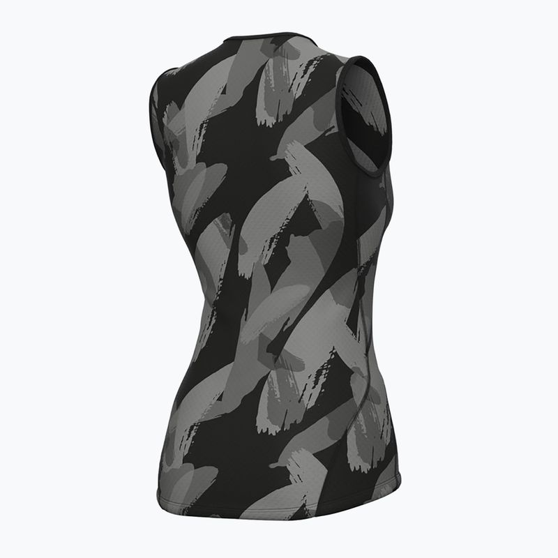 Damen Radfahren Sweatshirt Alé Brush schwarz 2