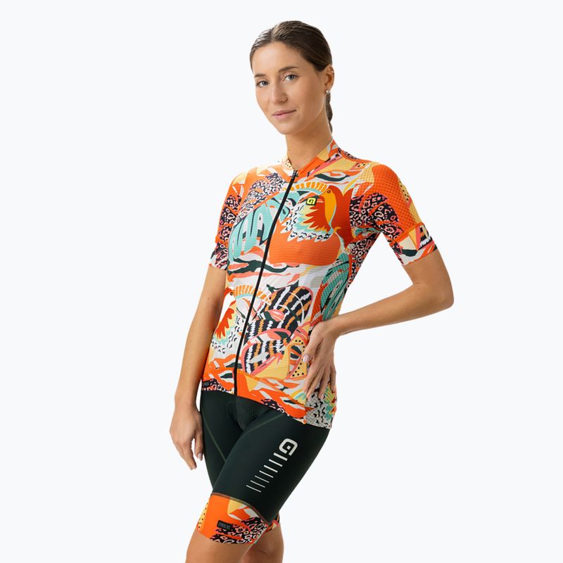 Radtrikot Damen Alé Rio orange L23171529 2