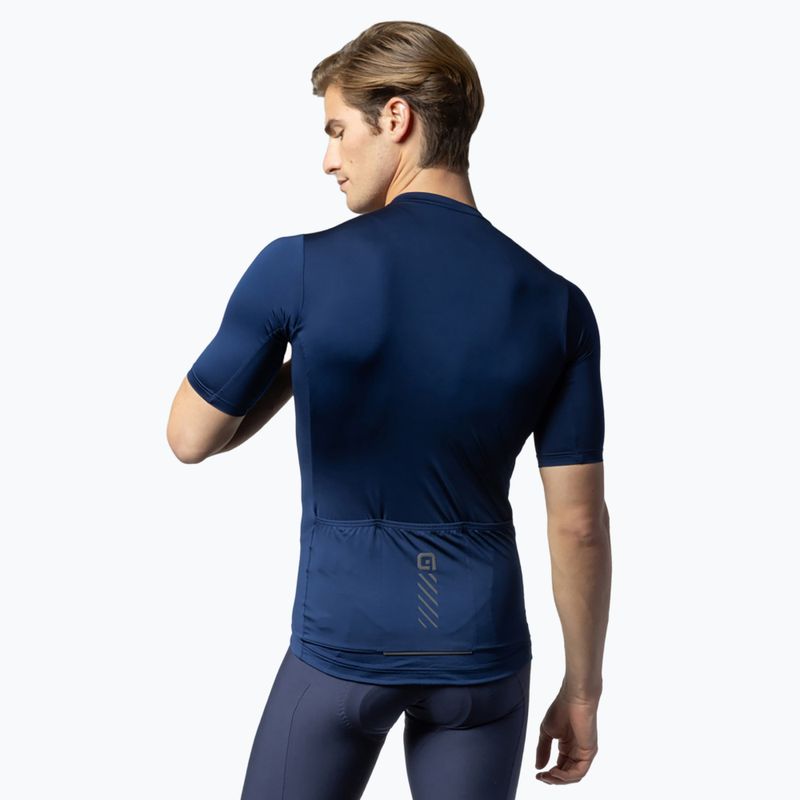 Herren Alé Color Block Radtrikot navy blau 2