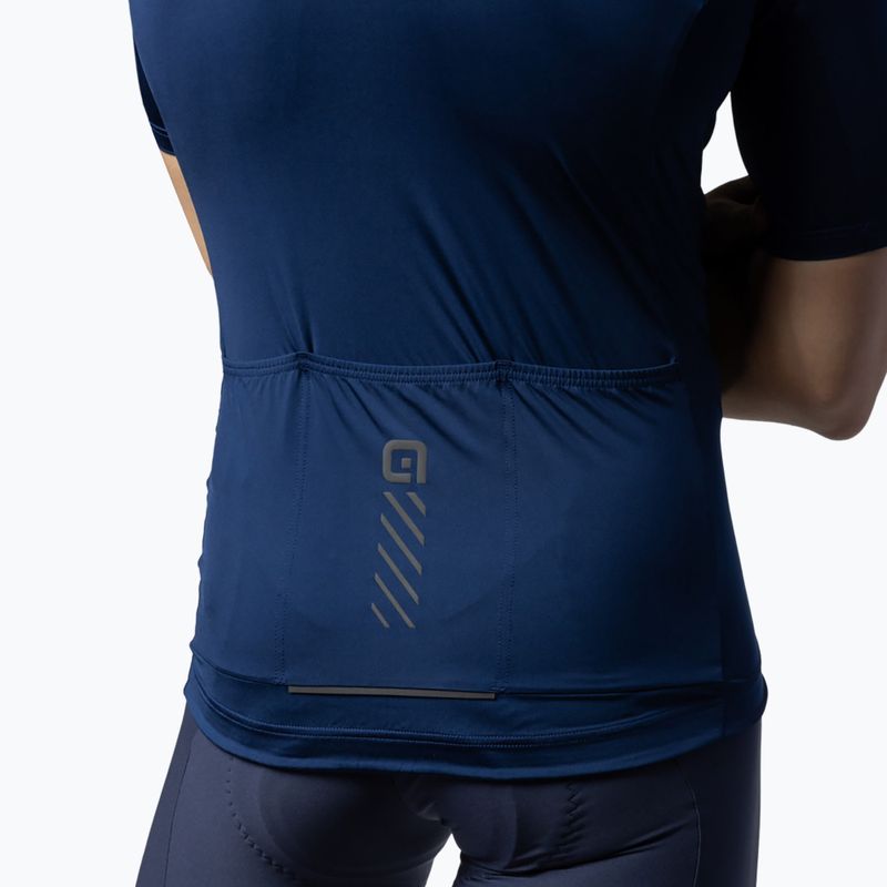 Herren Alé Color Block Radtrikot navy blau 5