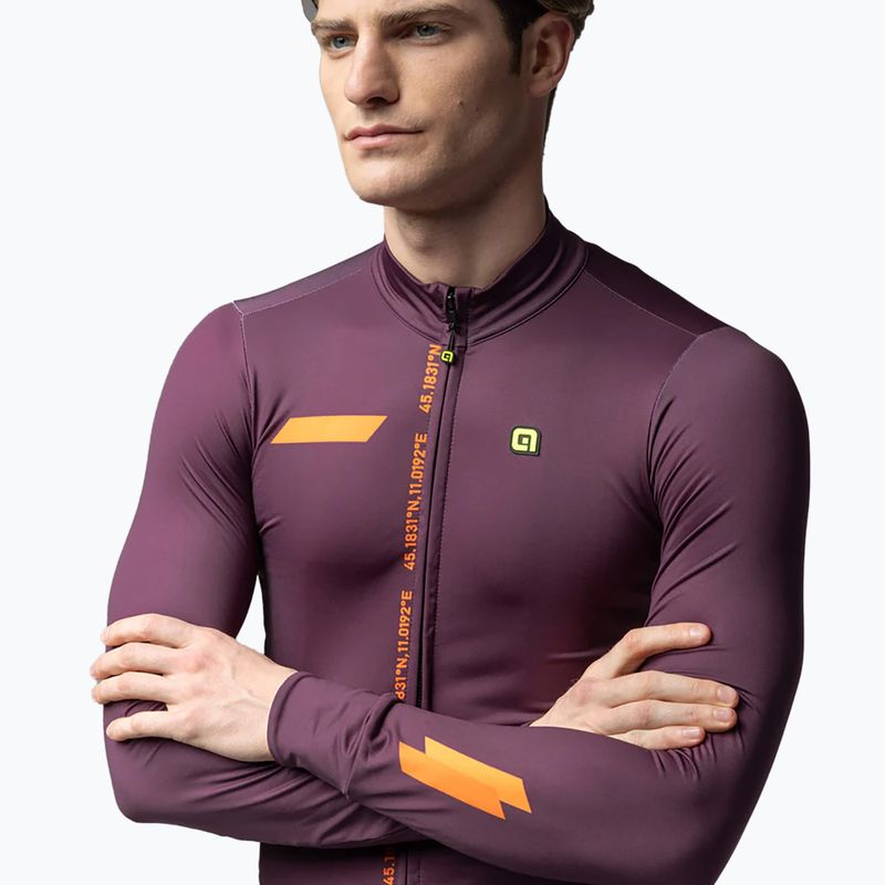 Fahrrad  Sweatshrit Hoodie Herren Alé Follow Me blackberry purple 3