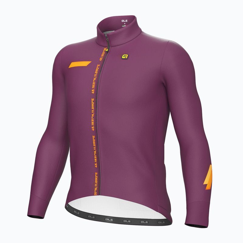 Fahrrad  Sweatshrit Hoodie Herren Alé Follow Me blackberry purple 7