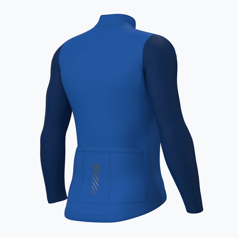 Fahrrad  Sweatshrit Hoodie Herren Alé Fondo 2.0 italia blue 2