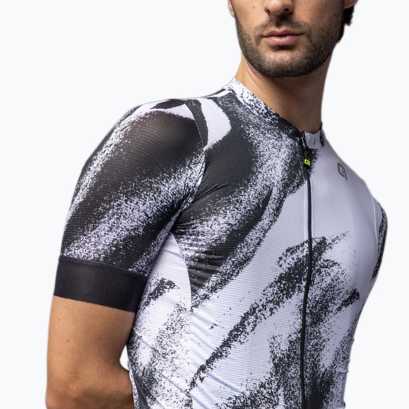 Herren Radtrikot Alé Trace weiß 4